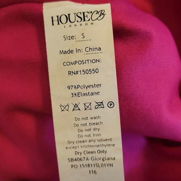 House of CB Giorgiana Satin Draped Pink Mini Dress - Picture 10 of 11